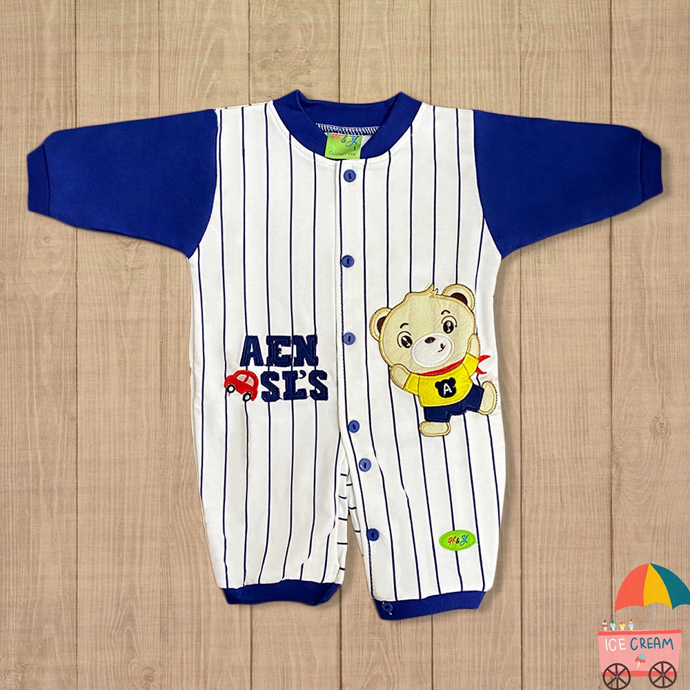 Bodysuit Sơ Sinh đồng phục Bóng Chày ngộ nghĩnh cho Bé