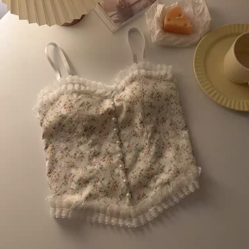 ÁO YẾM NỮ REN HOA NGÂY THƠ