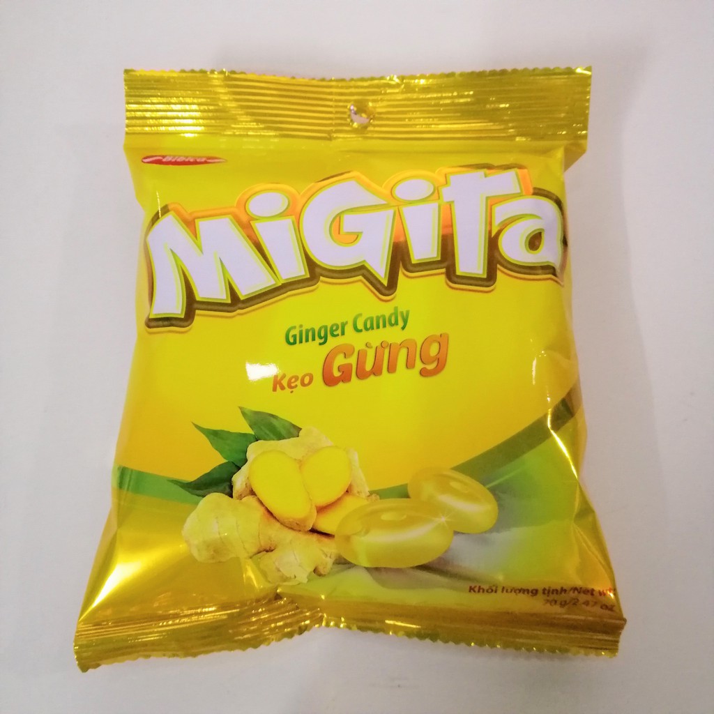 Kẹo Gừng Migita (Gói 70g)