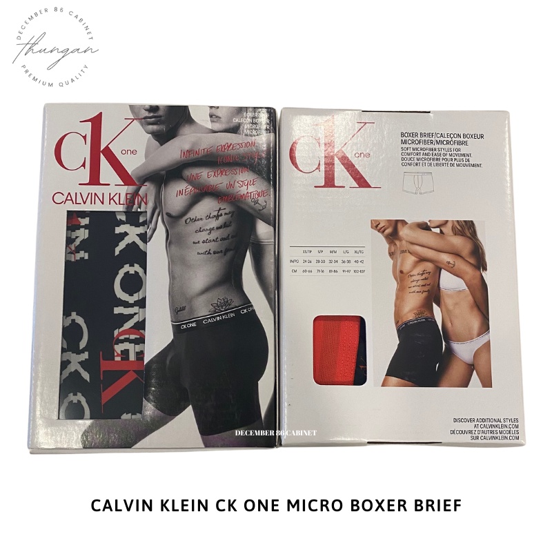 Quần lót nam Calvin Klein CK ONE Micro Boxer Brief