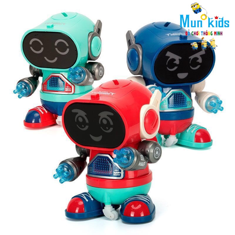 Đồ Chơi Robot Điện Tử Nhảy Múa Có Đèn Và Nhạc Cho Bé - MunKids