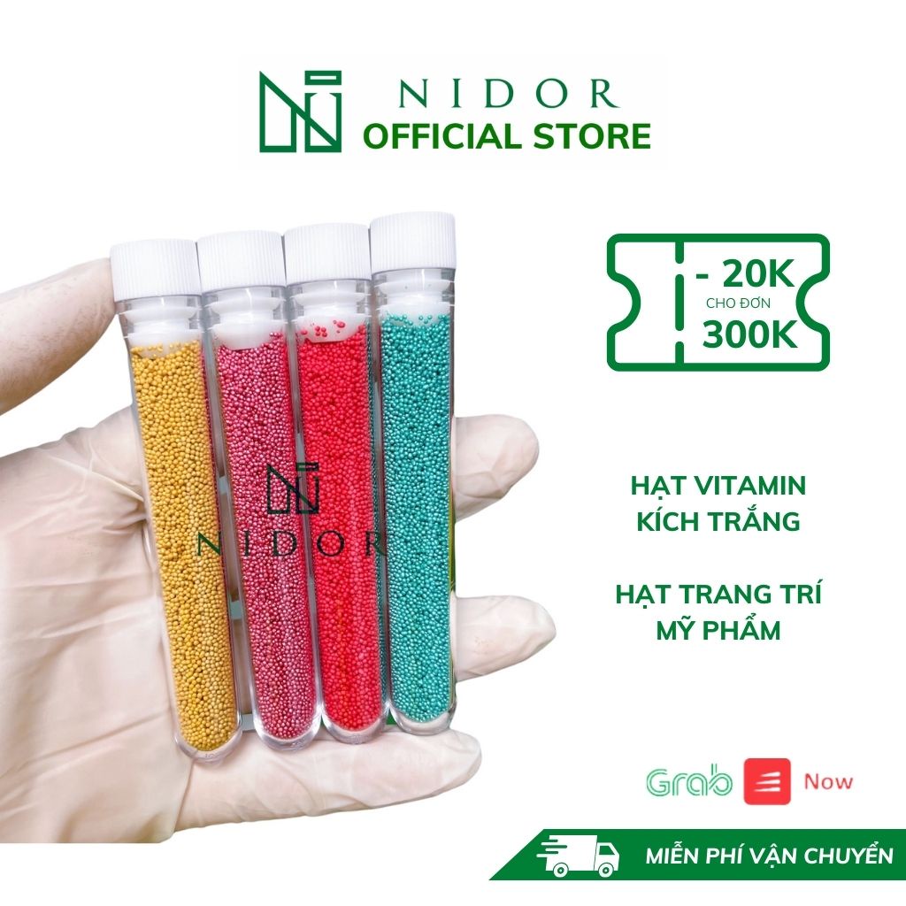 Lẻ 5ml hạt vitamin kích trắng rắc kem