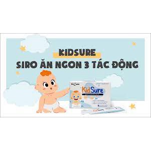 Siro ăn ngon Kidsure cho bé trên 6 tháng hộp 15 gói * 10ml