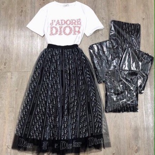 Set áo dior đính đá & cvay dior