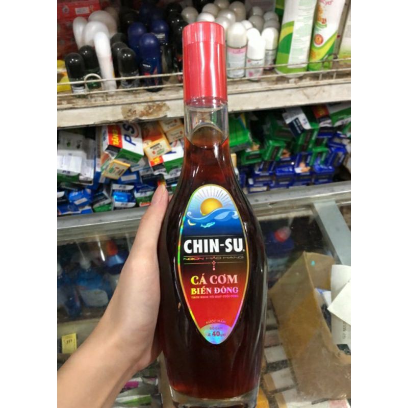 nước mắm chin-su cá cơm biển đông chai 500ml