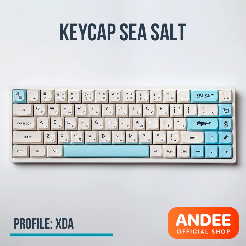 Keycap XDA Honey Milk/Matcha/Sea Salt/Shimmer nhiều màu dễ thương cho bàn phím cơ