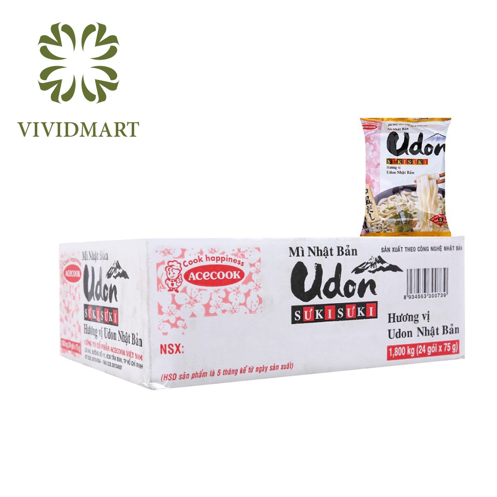 [Toàn quốc] [Thùng 24 gói] MÌ UDON SƯKISƯKI VỊ UDON NHẬT BẢN / CÀ RI / BÒ XỐT TERIYAKI - ACECOOK SUKISUKI (SUKI SUKI) | BigBuy360 - bigbuy360.vn