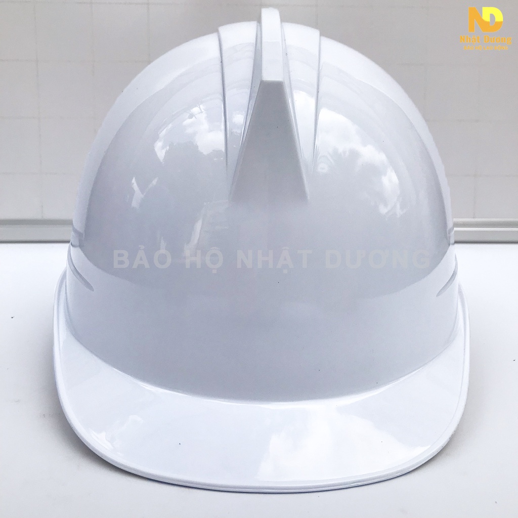 Mũ bảo hộ lao động khóa vặn lót xốp màu trắng cam xanh đỏ vàng HPS1, Nón bảo hộ lao động Nhật Dương kiểu sseda