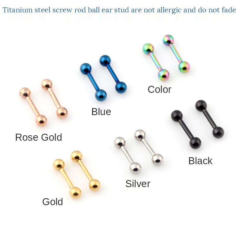 Khuyên Tai Chất Liệu Thép Titan Không Phai A329