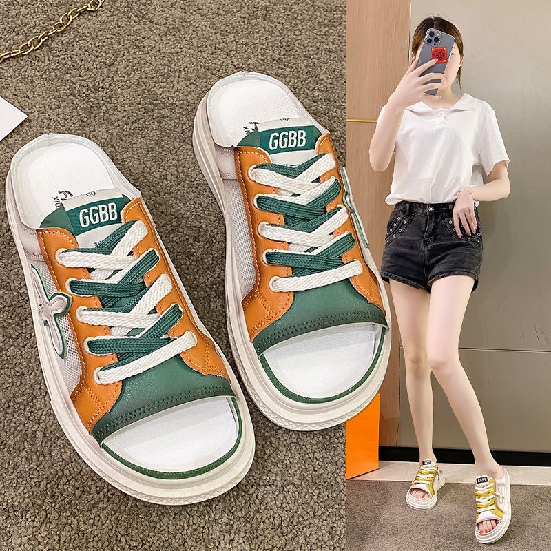 Dép Sandal Phối Lưới Thời Trang Mùa Hè Cho Học Sinh
