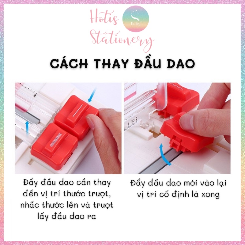 Đầu dao cắt thay thế cho bàn cắt giấy 4 dao KW-triO Light Trimmer 4in1 - Hàng cao cấp