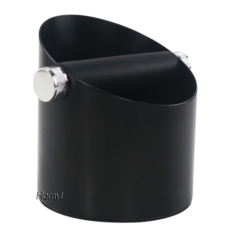 [HOMYL] Black Espresso Coffee Knock Box Waste Bin Bucket for Home Office Barista