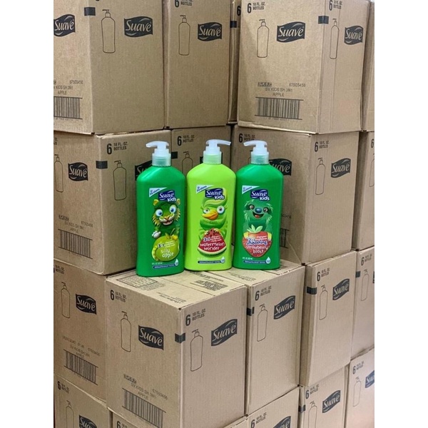 Sữa Tắm Gội SUAVE KID 532ML #MỸ