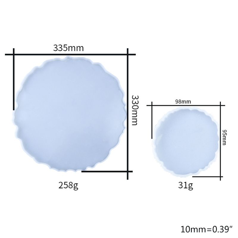 Khuôn Làm Đế Lót Ly Bằng Epoxy Độc Đáo Tiện Dụng