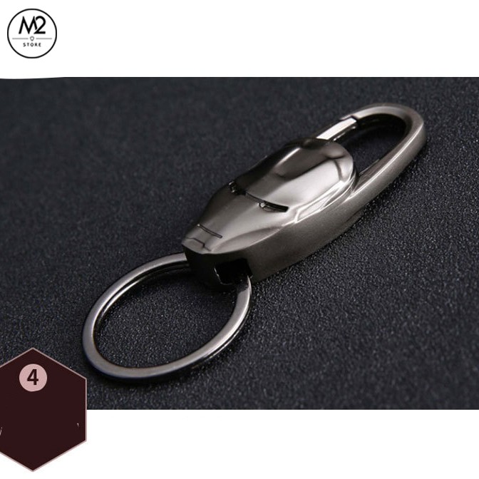 Móc khóa xe máy ô tô đẹp Đầu Lâu XIMO chất liệu inox phong cách (MK22-A5)