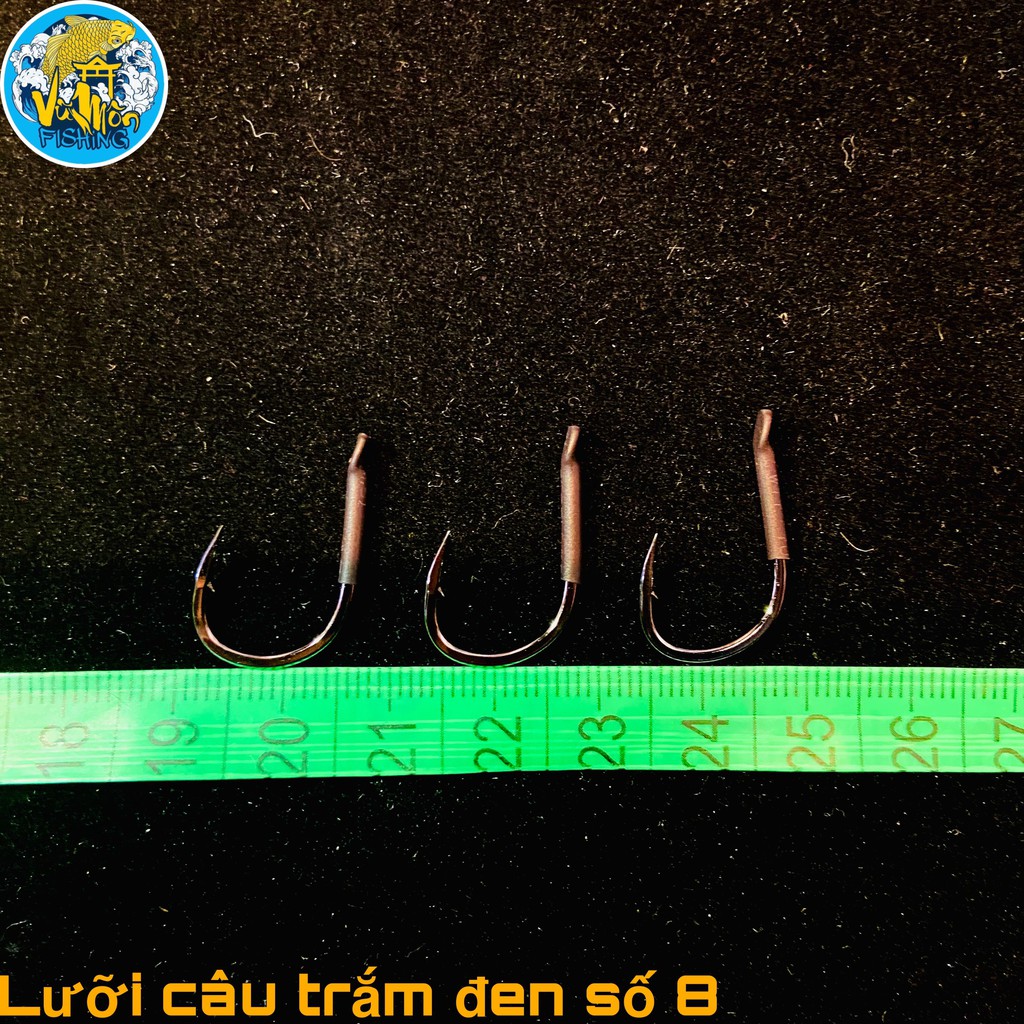 Lưỡi Câu Cá Săn Hàng Bọc Cán Siêu Cường Thuỷ Bạc | Lưỡi Câu Cá Cỡ Lớn - Vũ Môn Fishing