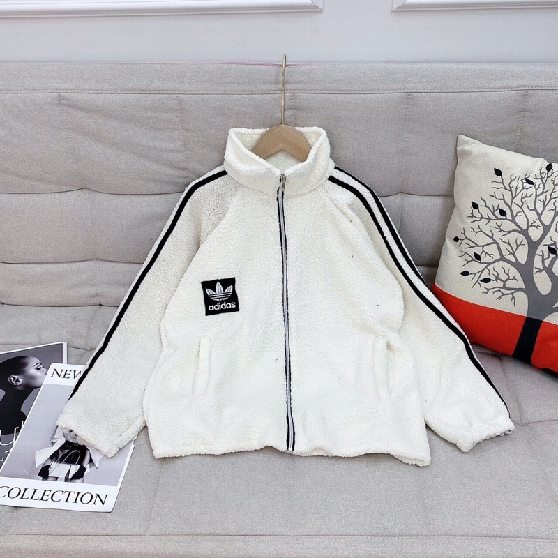 Áo Khoác Lông Cừu Adidas