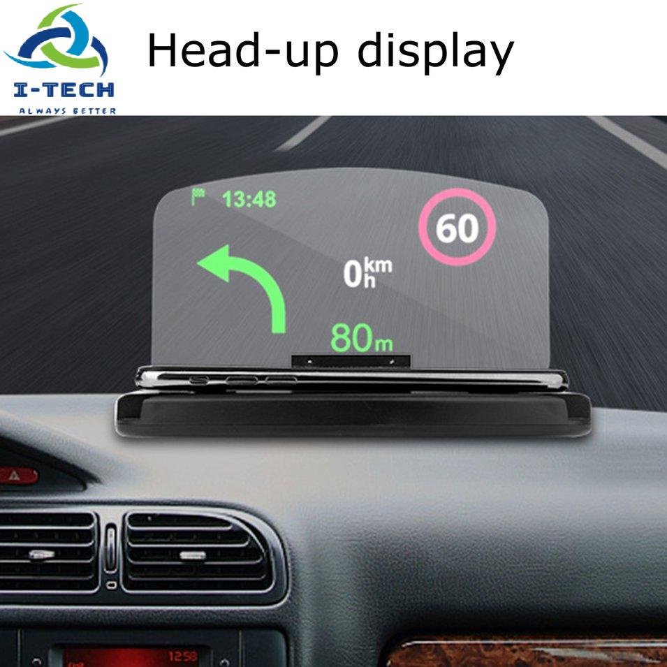 ⚡Khuyến mại⚡1 Pcs Mobile Phone Bracket Hud Car Navigation Projector Head-Up Display Qi Wireless Charger Car Bracket | WebRaoVat - webraovat.net.vn