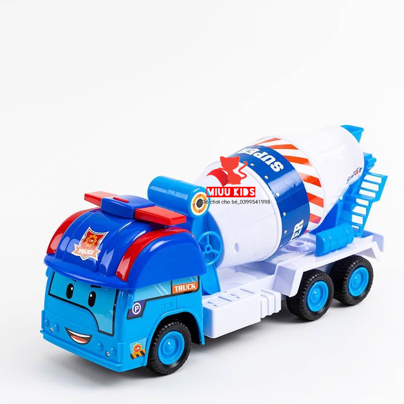 Xe Tải Công Trình Poli Cỡ Lớn  (38x16x12cm )Bằng Nhựa Cao Cấp Hàng Việt Nam