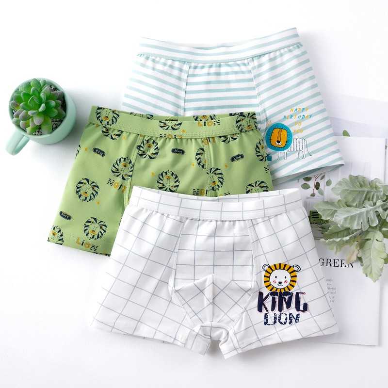 Set 50 Quần Lót Boxer Cotton Cho Bé Trai