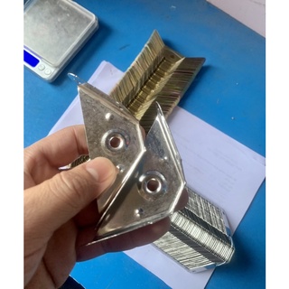 100 Ke góc 3 mặt bằng inox treo tủ nhôm nội thất, ke vuông, ke góc tủ, ke góc 90 độ