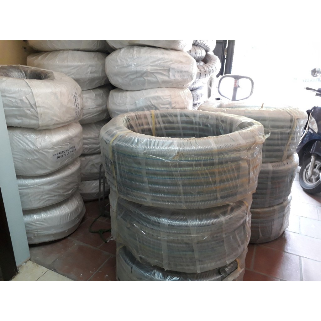 Ống nhựa mềm lõi thép chịu nhiệt phi 75, ống bơm hút nước thải chịu áp lực cao 10m