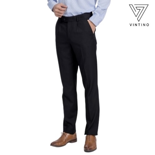 Quần tây nam công sở VINTINO, quần âu nam form suông ống đứng, vải chống nhăn, có size lớn 90kg tặng chồng, tặng bố - Hà