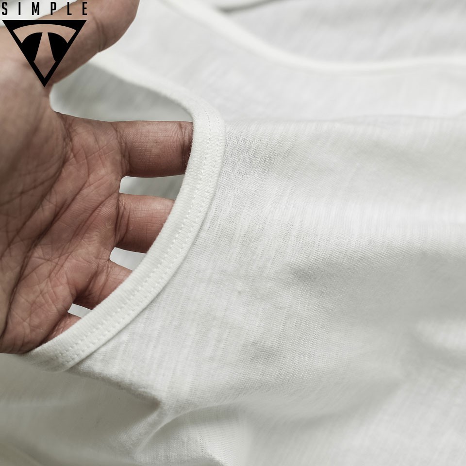 Áo Ba Lỗ Nam Chất Cotton TSIMPLE (Trắng) | BigBuy360 - bigbuy360.vn