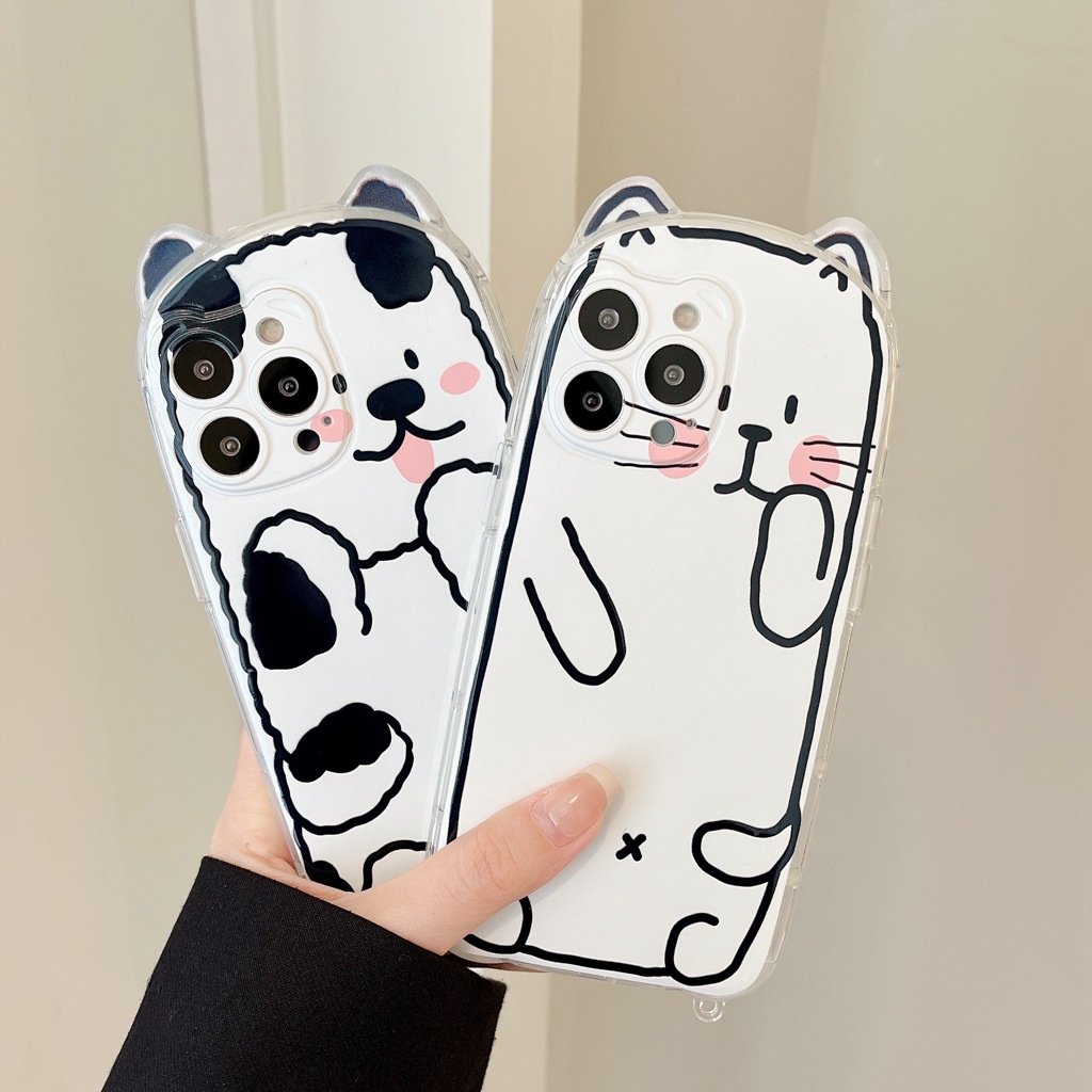 Ốp Điện Thoại TPU Chống Trầy Xước Chống Rơi Hình Cún Cưng Cho IPhone 11 13 12 Pro Max