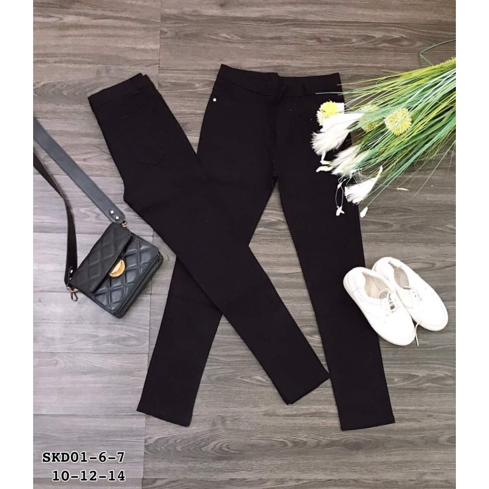 Thời trang nữ bigsize 55kg-95kg. Jean skinny lại chuẩn bị vào mùa tổng hợp quần đen, Bigsize 7-14. Mã skd01 | BigBuy360 - bigbuy360.vn