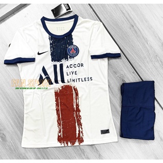 Áo PSG 2021 2022 | Bộ Quần Áo Bóng Đá CLB PSG Mùa Giải 2021/2022 Màu Trắng