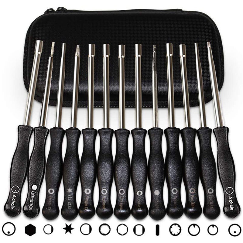 Set 13 Dụng Cụ Điều Chỉnh Bộ Chế Hòa Khí 2 Trục Cho Máy Cắt Cỏ STIHL Echo