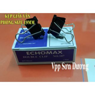 COMBO 06 HỘP KẸP BƯỚM ECHOMAX 19MM HỘP 72 CHIẾC