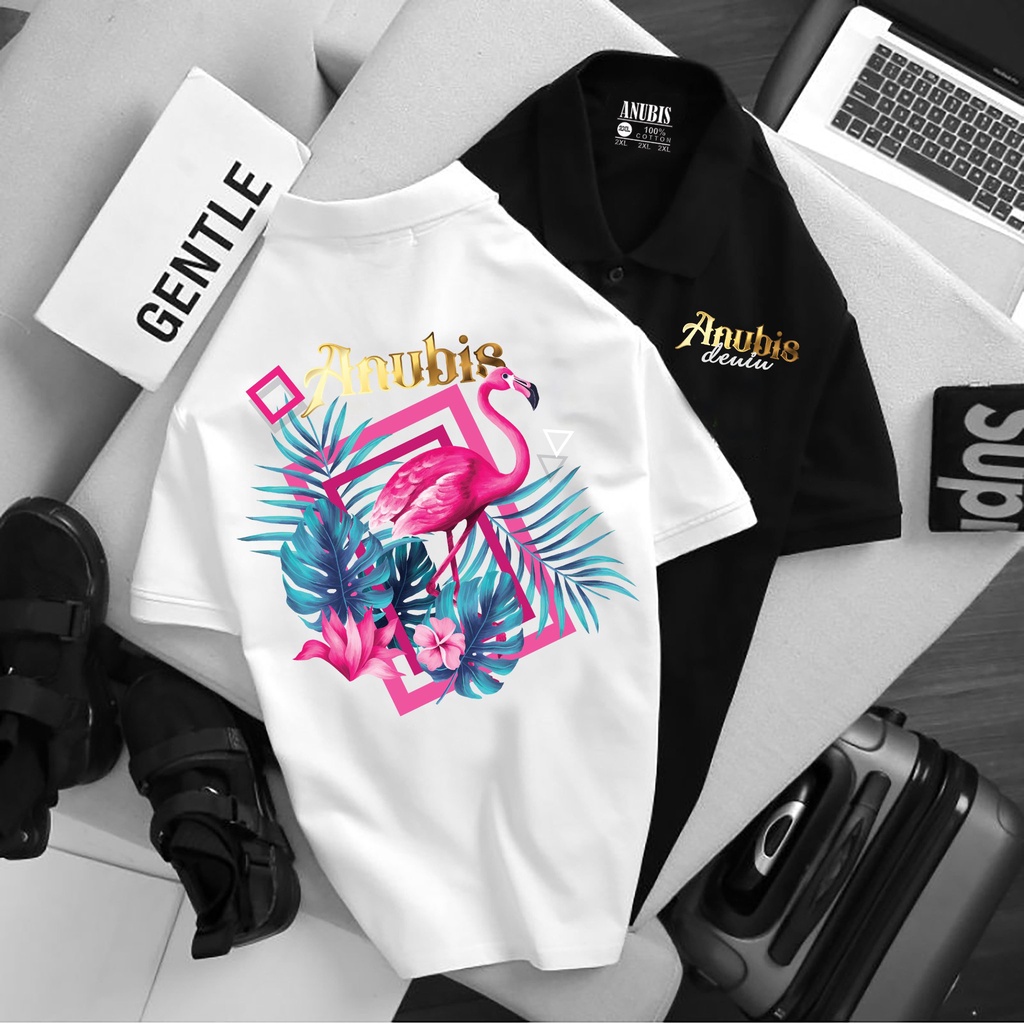 Áo thun Polo Hạc Anubis - Vải Cao Cấp Bigsize