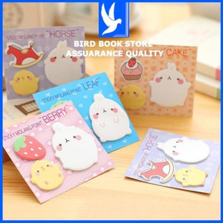 Giấy Note sticky molang 💕𝑭𝒓𝒆𝒆𝒔𝒉𝒊𝒑💕 Bird Book