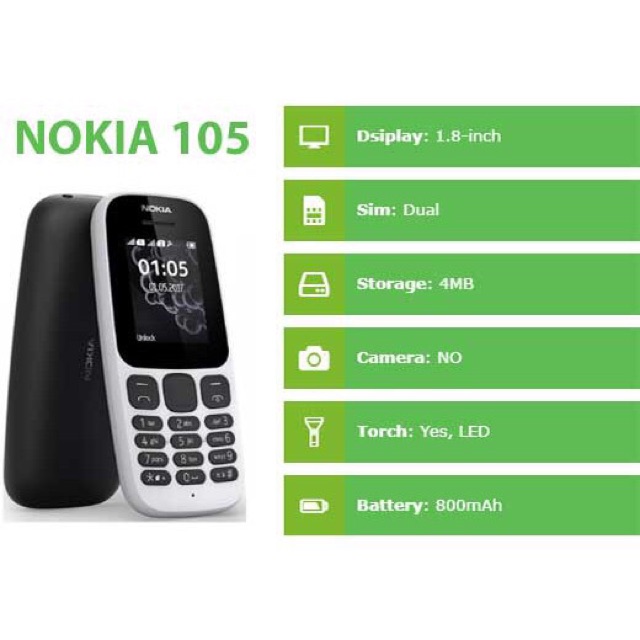 Điện thoại Nokia 105 (2017)