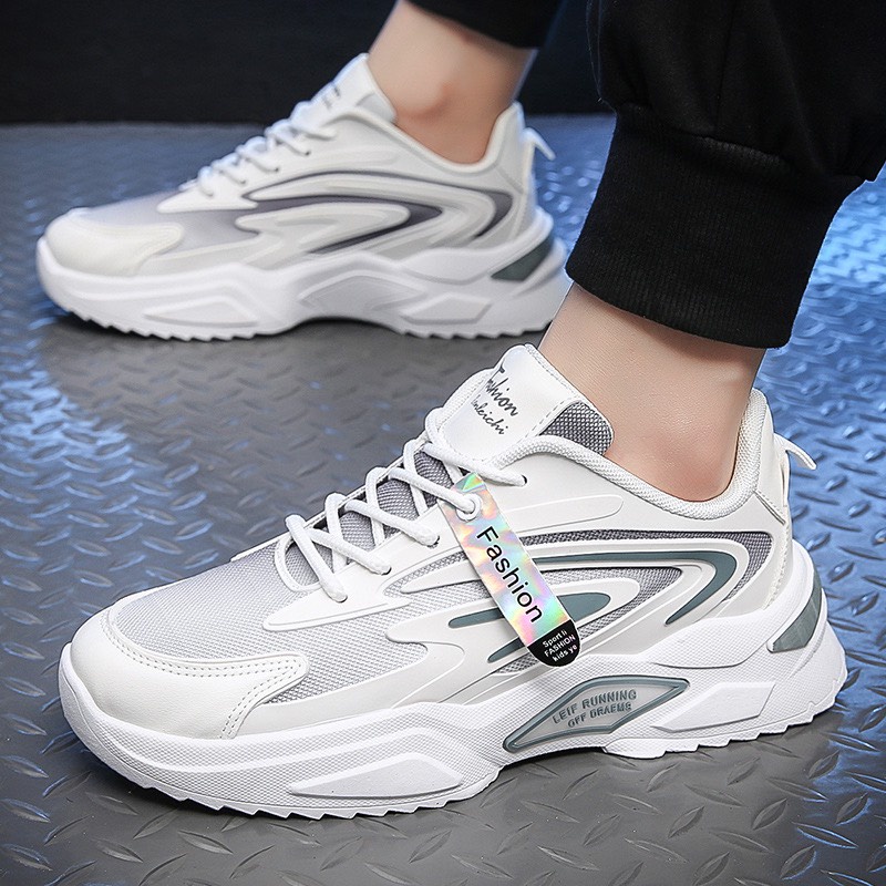(Có 2 Màu) Giày sneaker nam Lelf Runningg siêu ngầu phong cách 2022