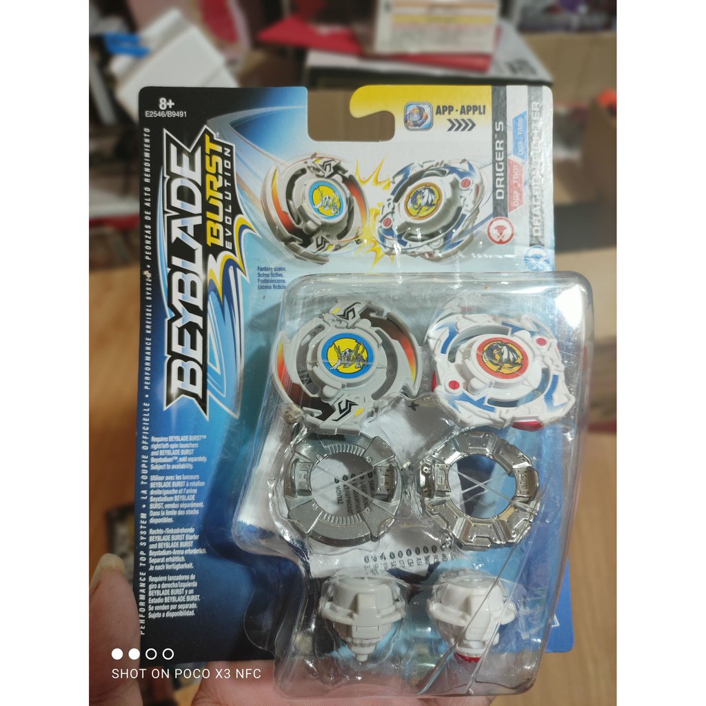 mô hình quay beyblade burst hasbro set 4