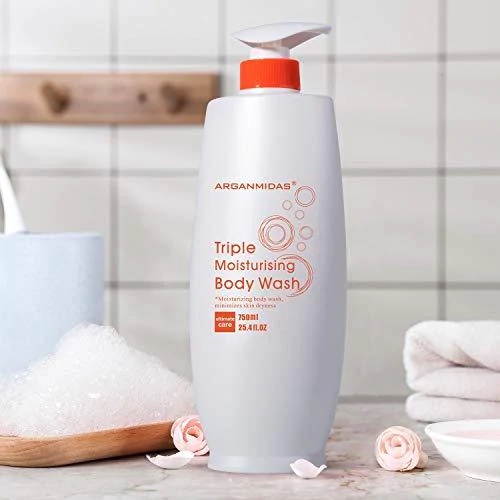 Sữa tắm Arganmidas Triple Moisturizing Body Wash dưỡng da phục hồi hư tổn da duy trì độ ẩm tự nhiên 750ml