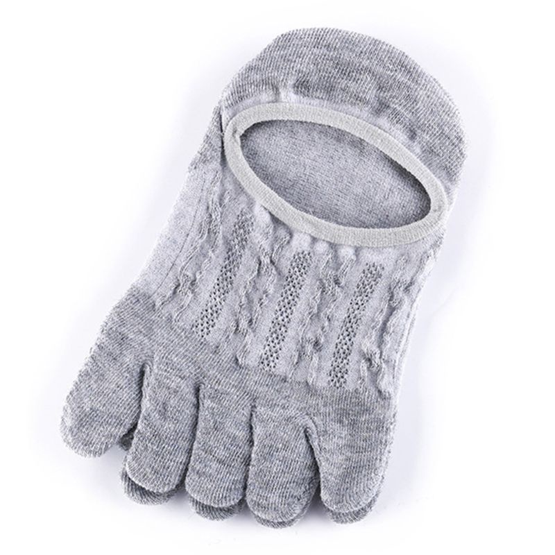 Youyo Vớ Thuyền Ngắn Năm Ngón Cotton Jacquard Lưới Jacquard Vô Hình Cổ Thấp Cắt Năm Ngón Mùa Hè Cho Nữ