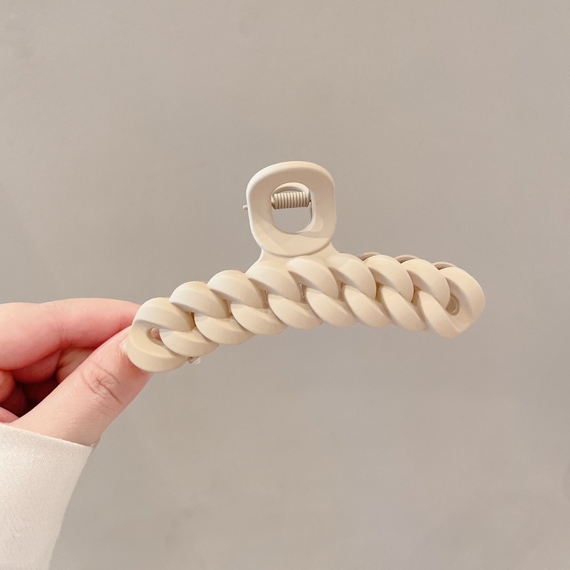 Kẹp Tóc Dạng Xoắn Bằng Nhựa Acrylic Thời Trang Hàn Quốc