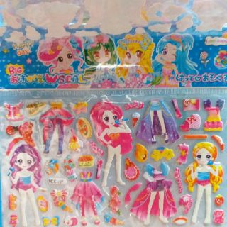 Sticker (hình dán nổi) búp bê cho bé (Mẫu ngẫu nhiên)