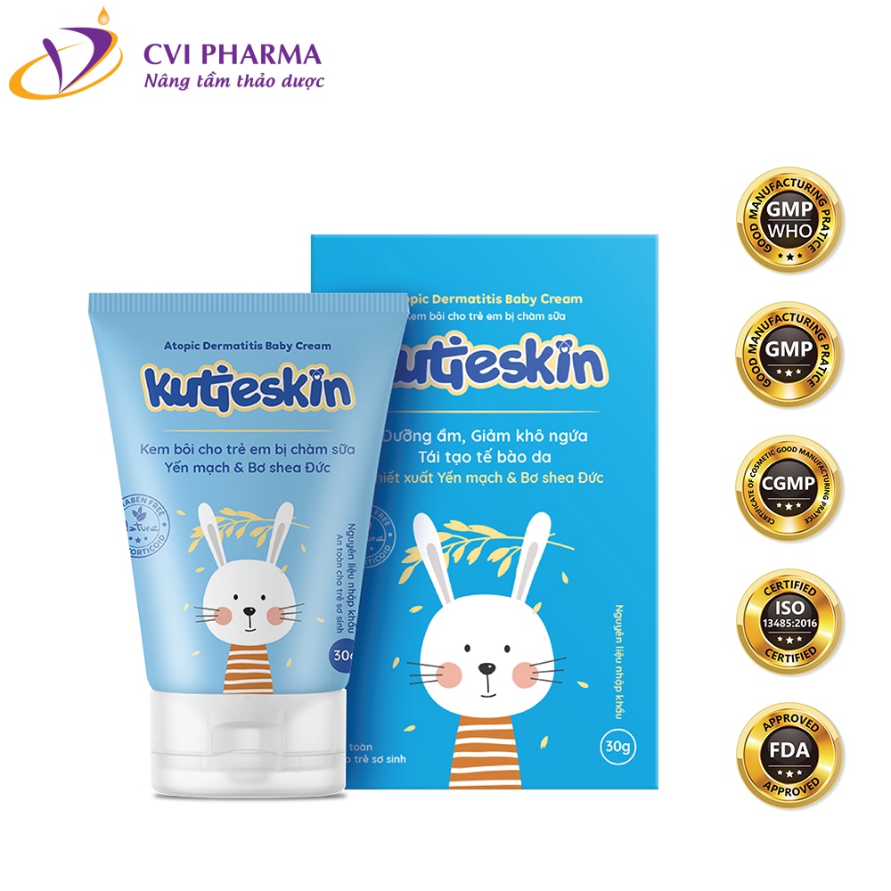 Kem Bôi Chàm Sữa Kutieskin Atopic Dermatitis 30G