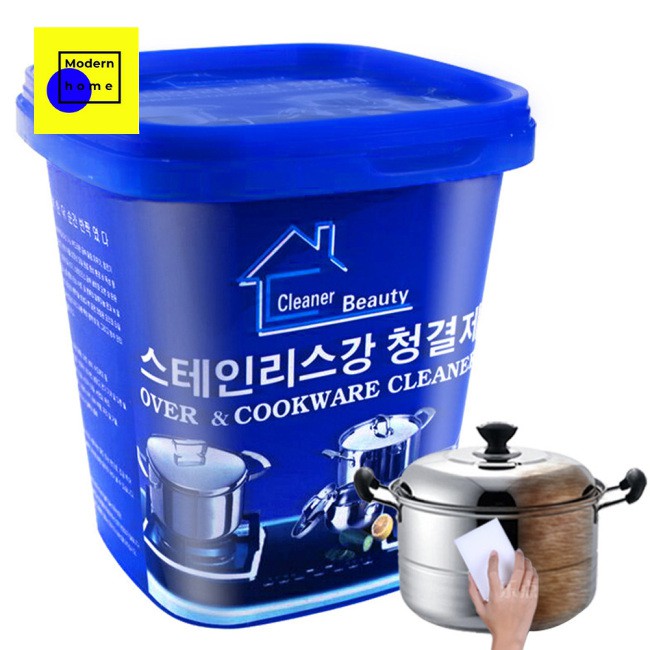 pot blanc stainless steel pot (Hàng Mới Về) Kem Đánh Bóng Bằng Thép Không Gỉ Đa Năng 500ml