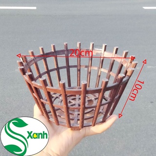 Chậu nhựa trồng lan - đường kính 20cm