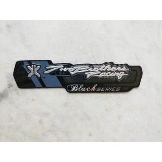 DECAL NHÔM TWO BROTHERS 2,3 X 12,3 CM - BLACK