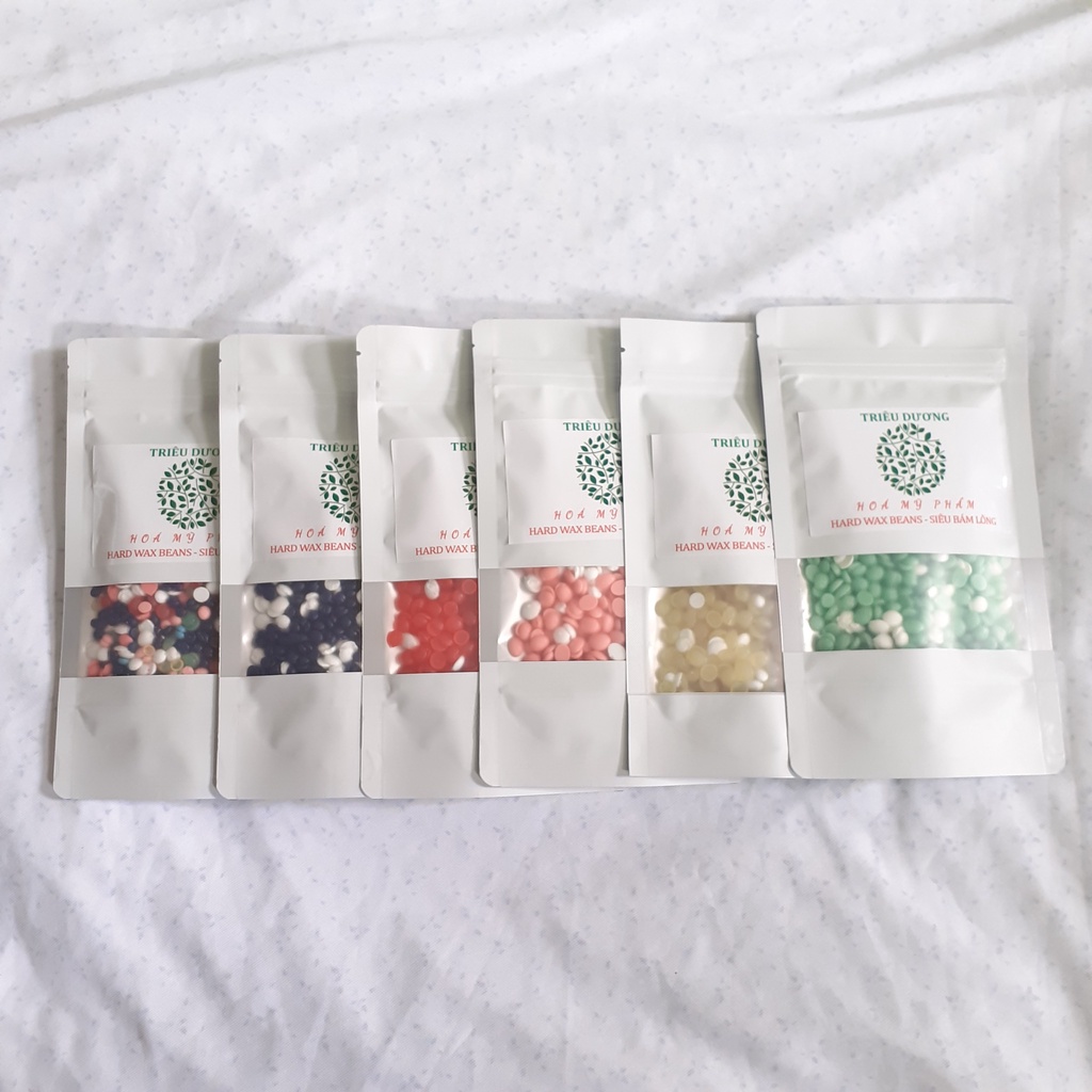 100g Sáp wax lông nóng hạt đậu, (tặng que lấy sáp +1 viên nén mặt nạ miniso) giá không đổi