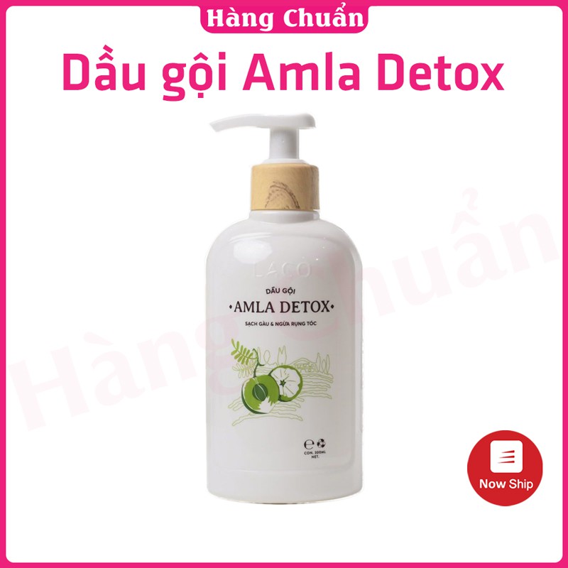 Dầu Gội dầu xả Laco Amla Detox - Giảm rụng tóc hiệu quả - Thảo mộc Organic tự nhiên
