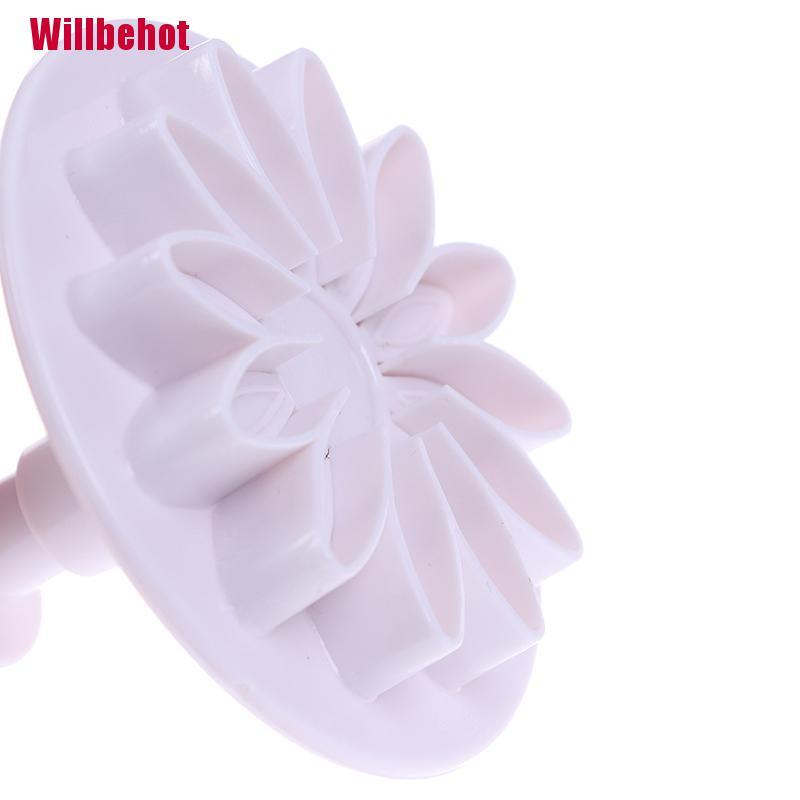 Khuôn Nhựa Tạo Hình Bông Hoa Trang Trí Bánh Kem