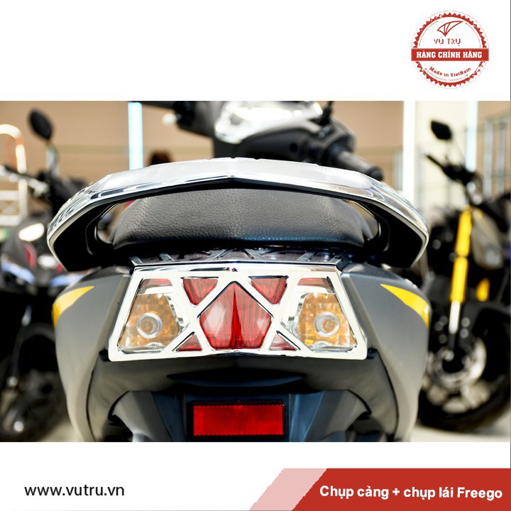 [SALE SỐC] CHỤP LÁI CHO XE FREEGO MẠ CROM, CARBON - CHÍNH HÃNG UNIVERSE (HÀNG CAO CẤP)